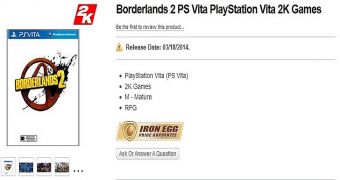 Borderlands 2 listing