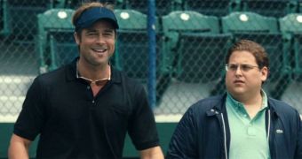 Brad Pitt and Jonah Hill in “Moneyball,” as seen in the official trailer