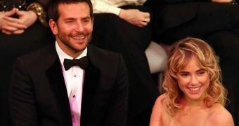 Bradley Cooper and Suki Waterhouse at the SAG Awards 2014