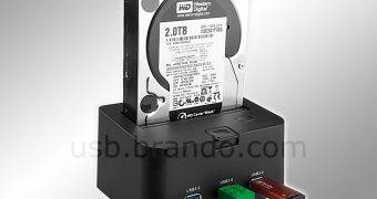 Brando SATA HDD Dock Hits USB 3.0