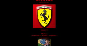 Ferrari websites defaced