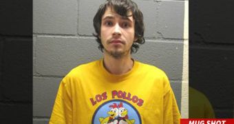 Daniel Kowalski was wearing a Los Pollos T-shirt when busted