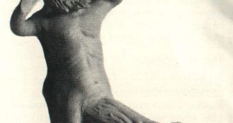 Figurine of Priapus discovered at Pompeii