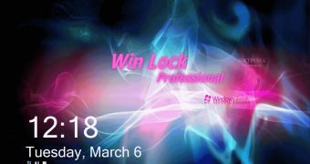 WinLock Pro lets you change the locks screen background