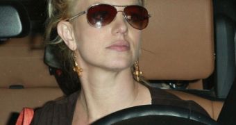 Britney Spears running errands a few weeks ago