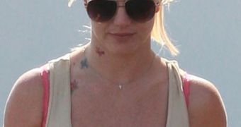 Britney Spears steps out with what could be permanent neck tattoos
