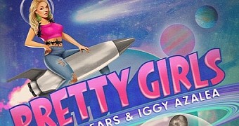 Official artwork for “Pretty Girls,” a Britney Spears and Iggy Azalea duet