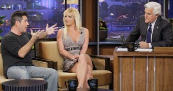 Simon Cowell and Britney Spears talk X Factor USA with Jay Leno
