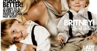 Britney Spears and the Boys Do Elle Magazine