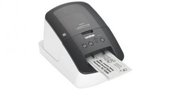 The Brother QL-710W wireless label printer