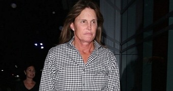 This is Bruce Jenner's transformation: note the plumped lips, the earrings, the shaved arms, and the sizeable chest