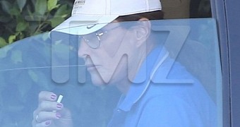 Bruce Jenner steps out on his 65th birthday with pink manicure, visibly fuller lips