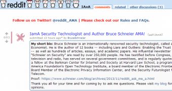 Bruce Schneier Reddit AMA