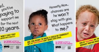 Teen pregnancy prevention posters spark debate