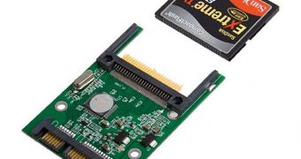 The Compact Flash to SATA adapter