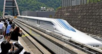Bullet train that uses magnetic levitation to move about successfully tested in Japan