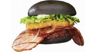 The Ninja burger will be offered in Japan