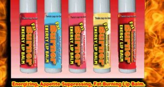 The Burner Balm, lipgloss that burns fat, boosts energy and keeps lips well moisturized