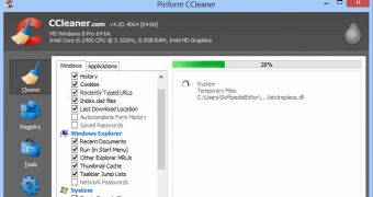 CCleaner perfectly works on Windows 8.1 too