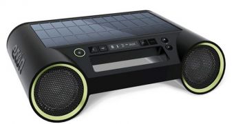 Solar-Powered Bluetooth Sound System introduced by Etón Corporation during 2012 CES