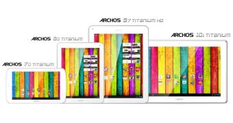 CES 2013: Archos Unveils Four Titanium Tablets Aggressively Priced
