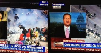 CNN reports about arrest in Boston bombings