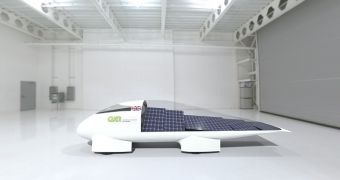 CUER unveils new solar-powered car