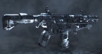 The Ghosts weapon camo in Call of Duty: Black ops 2