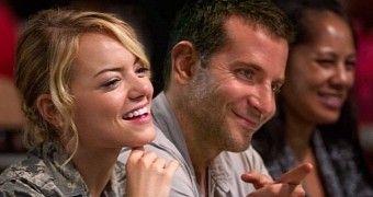 Emma Stone and Bradley Cooper in the disappointing “Aloha”