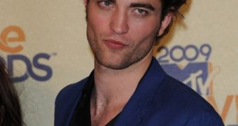 Robert Pattinson on the red carpet at this year’s MTV Movie Awards