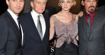Michael Douglas and cast at the “Wall Street: Money Never Sleeps” premiere