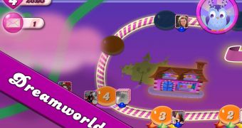 Candy Crush Saga Dreamworld for Android (screenshot)