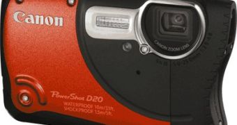 Canon PowerShot D20 rugged point-and-shoot camera
