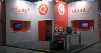 Ubuntu booth at Computex