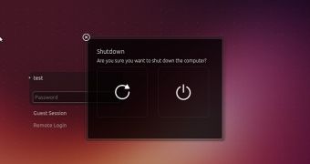 Ubuntu 14.04 shutdown dialog