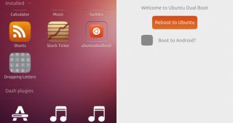 Ubuntu Touch and Android dual boot in action