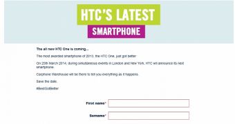 All New HTC One pre-registration at Carphone Warehouse