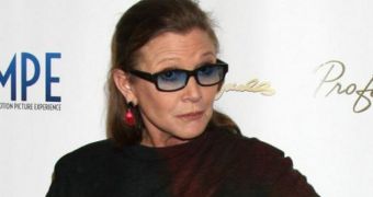 Carriwe Fisher looking a lot thinner after she's lost significant weight for her “Star Wars” role