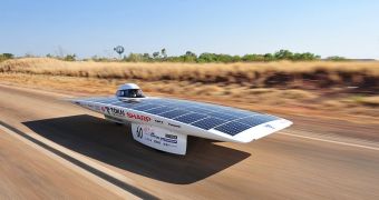 Tokai University's Solar Car "Tokai Challenger," the awesome-looking winner of 2009 Global Green Challenge