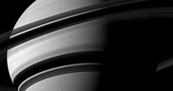 This is Cassini's new view of Saturn, collected on June 15, 2012 (click for full resolution)