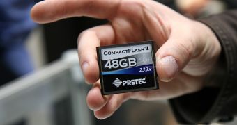 CeBIT 2008: Pretec Claim Their CF Cards Are Faster Than SanDisk's