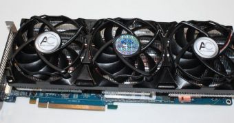 Sapphire's 4GB HD 5970 graphics card pictured