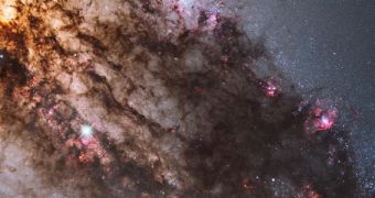 Centaurus A Reveals Beautiful Space 'Storm'