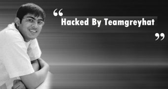 Ankit Fadia's website was hacked by TGH