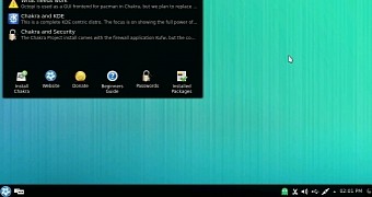 Chakra Linux 2014.11 desktop