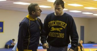 Steve Carell and Channing Tatum in “Foxcatcher,” out in November this year