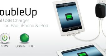 Charge Two iPads at Once with DoubleUp