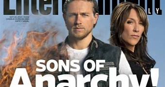 You won’t see Charlie Hunnam in “Fifty Shades of Grey,” so catch him instead on the final season of “Sons of Anarchy”