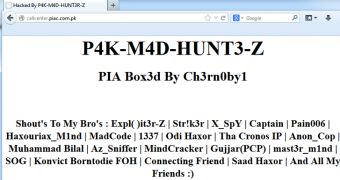 Pakistan International Airlines hacked