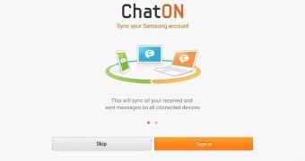 ChatOn for Android (screenshot)